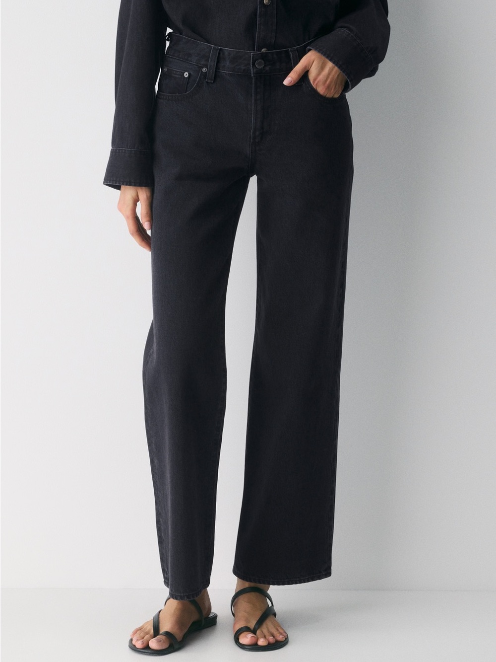 Denim Forum Farrah Wide Leg Jeans